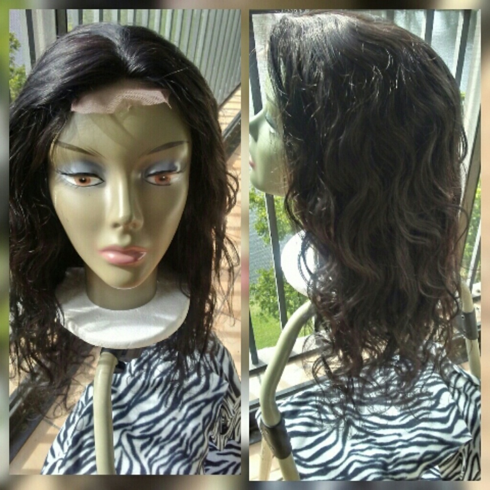 Brazilian body wave virgin human hair bundle wig